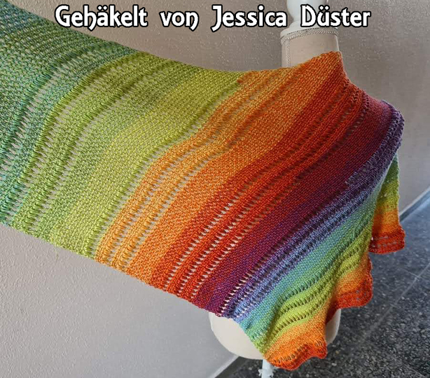 Häkelanleitung Dreieckstuch Abraxas