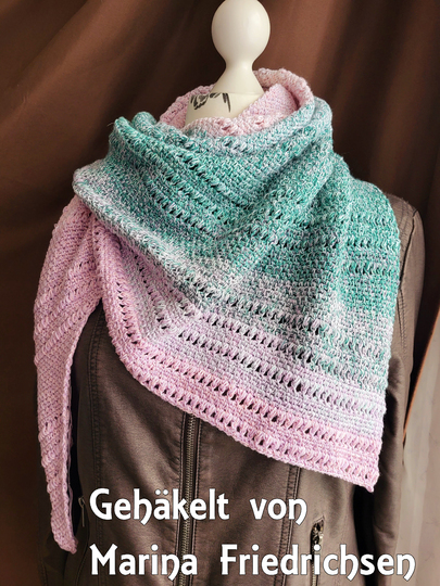 Häkelanleitung Dreieckstuch Abraxas