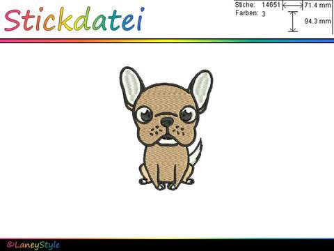Stickdatei "Hund" - (DST, VP3, XXX, PES)