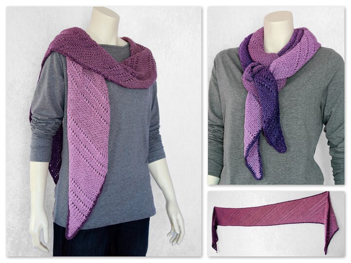 2 crochet patterns in a set! Scarf Craban and triangular shawl Abraxas