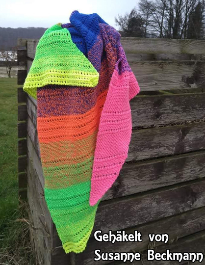 2 crochet patterns in a set! Scarf Craban and triangular shawl Abraxas