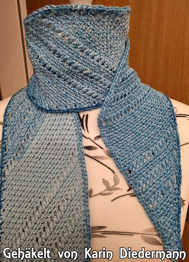 2 crochet patterns in a set! Scarf Craban and triangular shawl Abraxas