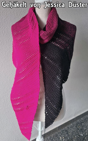 2 crochet patterns in a set! Scarf Craban and triangular shawl Abraxas