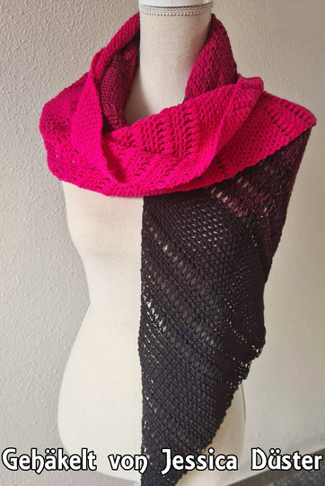 2 crochet patterns in a set! Scarf Craban and triangular shawl Abraxas