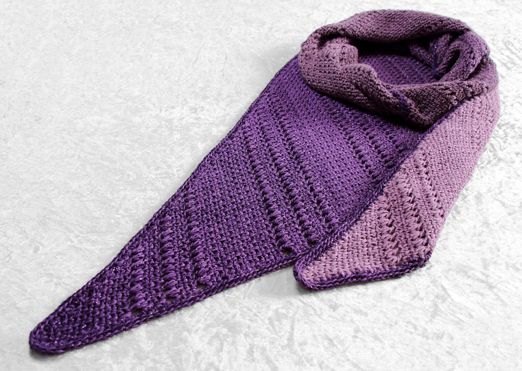 2 crochet patterns in a set! Scarf Craban and triangular shawl Abraxas