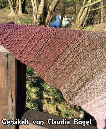 2 crochet patterns in a set! Scarf Craban and triangular shawl Abraxas