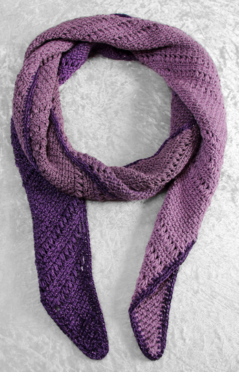 2 crochet patterns in a set! Scarf Craban and triangular shawl Abraxas