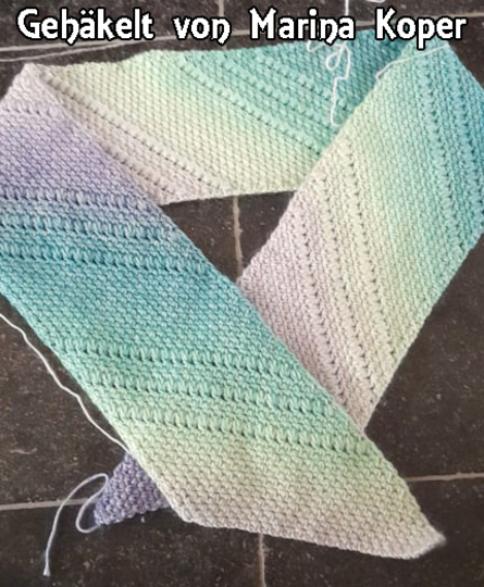 2 crochet patterns in a set! Scarf Craban and triangular shawl Abraxas