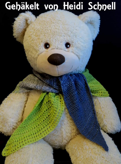 2 crochet patterns in a set! Scarf Craban and triangular shawl Abraxas