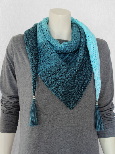 2 crochet patterns in a set! Scarf Craban and triangular shawl Abraxas