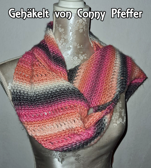 2 crochet patterns in a set! Scarf Craban and triangular shawl Abraxas