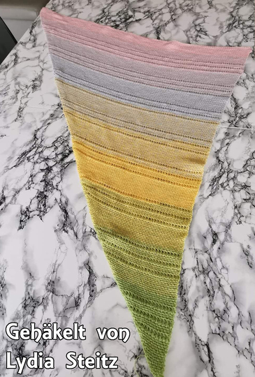 2 crochet patterns in a set! Scarf Craban and triangular shawl Abraxas