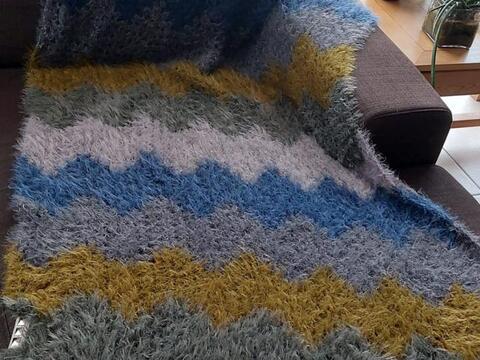 Häkelanleitung Decke Schal Softy