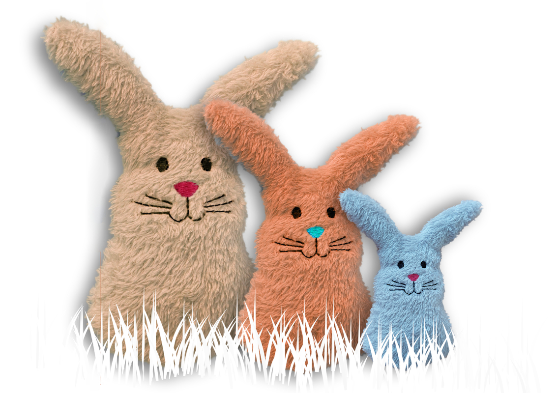 Stickdatei Hase ITH drei Größen