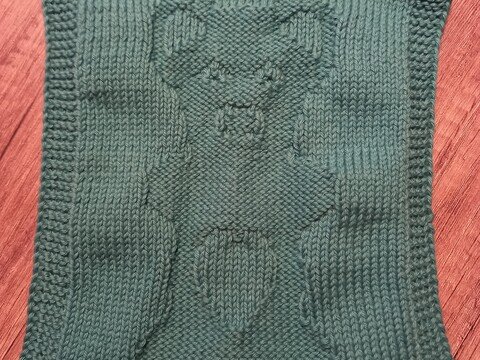 Strickanleitung " Teddy mit Herz "