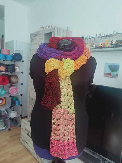 Häkelanleitung "Betty" für Schal, Loop und Stola