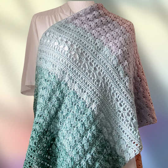 Häkelanleitung "Betty" für Schal, Loop und Stola