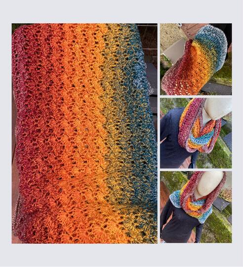 Häkelanleitung "Betty" für Schal, Loop und Stola