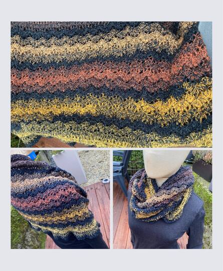 Häkelanleitung "Betty" für Schal, Loop und Stola