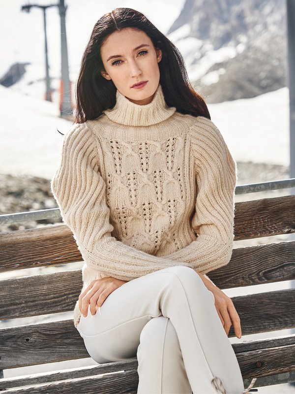 Strickanleitung: Formvollendet schön - Pulli mit Puffärmeln