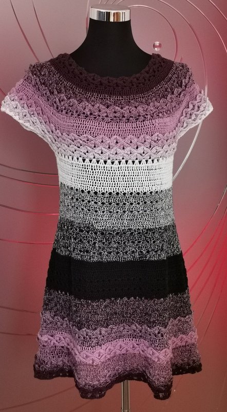 Tunika oder Minikleid "Joy", Häkelanleitung - Bild 7