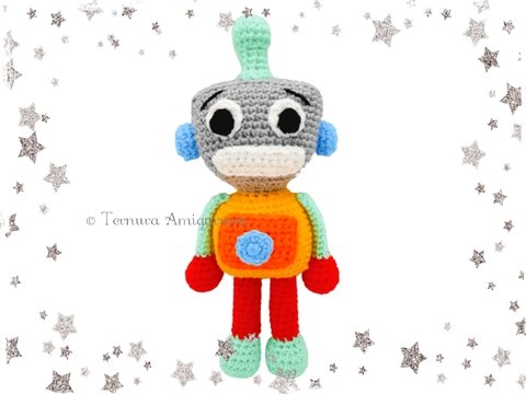 Crochet pattern Robot