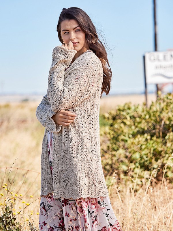 Strickanleitung: Lässige, feminine Strickjacke im Lieblings-Ajourmuster - Bild 2