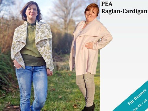 PEA Raglan - Cardigan von 34 - 54