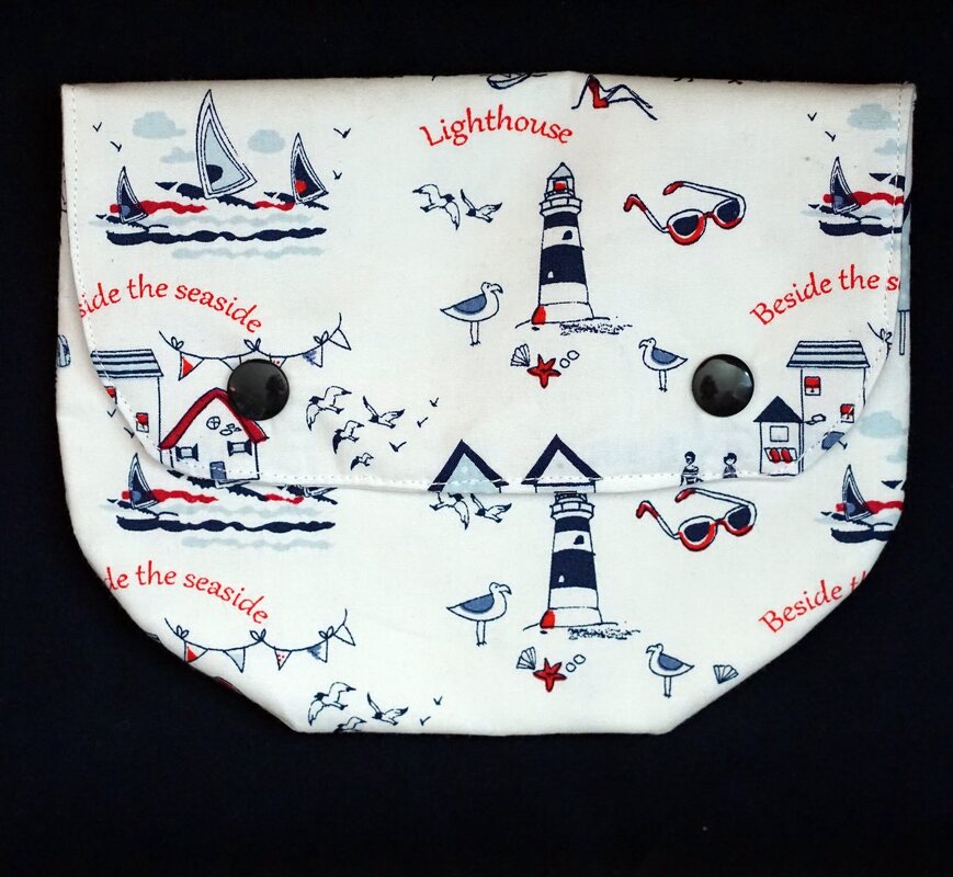 schnelle Tasche mit 3 Nähten in 5 Größen z.b. für FFP2 Masken - Bild 2