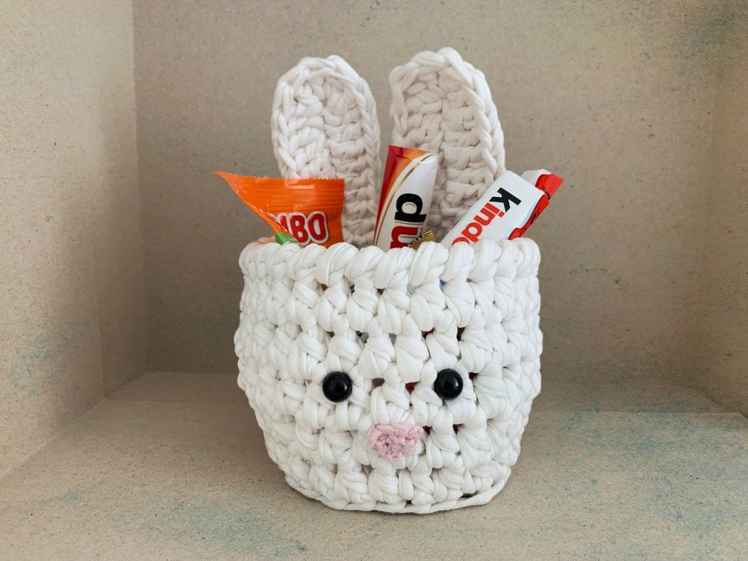 Häkelanleitung für niedliches Osterkörbchen - Bild 2