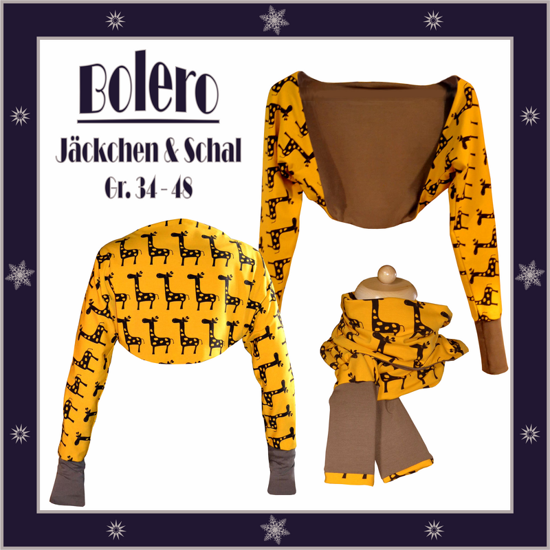 Nähanleitung Schnittmuster Bolero Jacke Gr. 34 - 48 - Bild 2