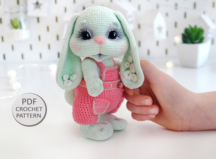 Häkelanleitung Der minz Hase