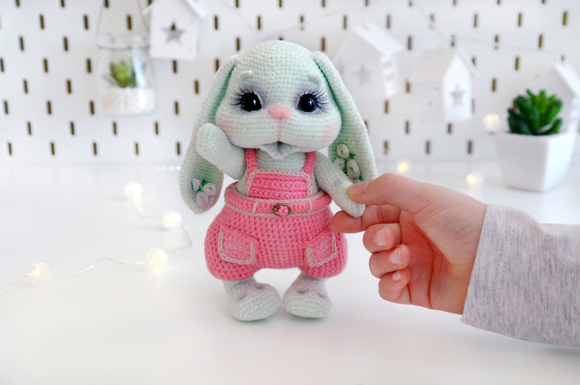 Häkelanleitung Der minz Hase