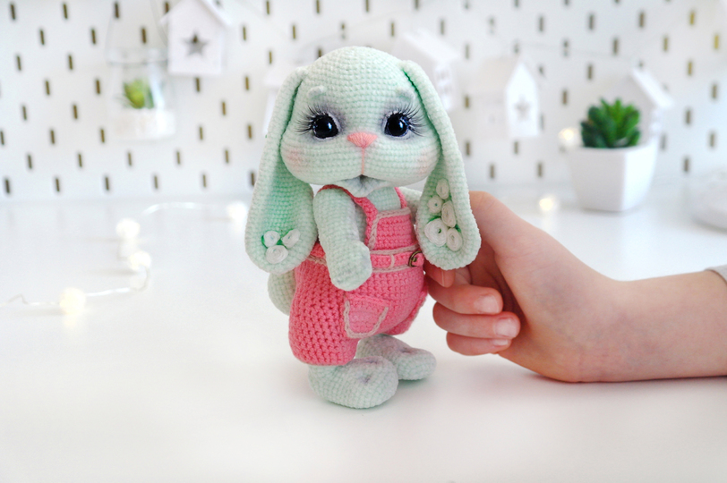 Häkelanleitung Der minz Hase