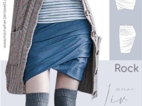 Rock Damen – Schnittmuster Gr. 32-54 – Liv