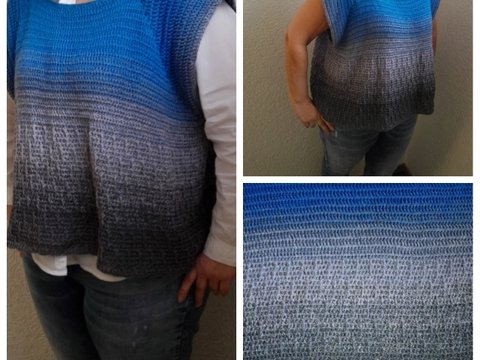 Häkelanleitung Shirt Pullunder Hemel