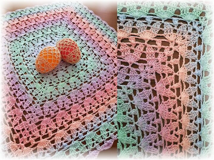 Häkelanleitung Mitteldecke Tischdecke Tulpentanz