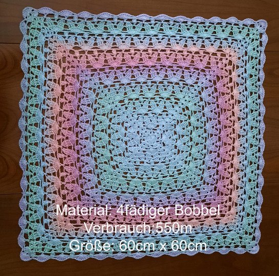 Häkelanleitung Mitteldecke Tischdecke Tulpentanz