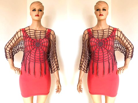 Oberteil Spinnennetz