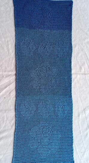 Häkelanleitung Tischläufer und Tischsets Rosen