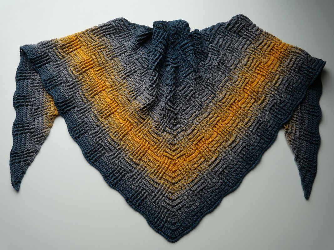 Häkelanleitung Tuch "Up and Down" - Bild 5