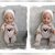 4-tlg. Bärchen-Kleidungs-Set für 42-45cm Babypuppen / Häkelanleitung