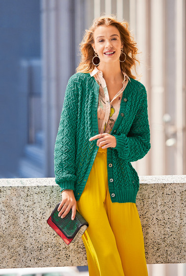 Strickanleitung: Macht immer eine gute Figur: der klassische Cardigan