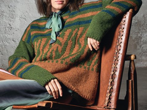 Strickanleitung: Tierisch gut: Pulli mit Zebrapasse