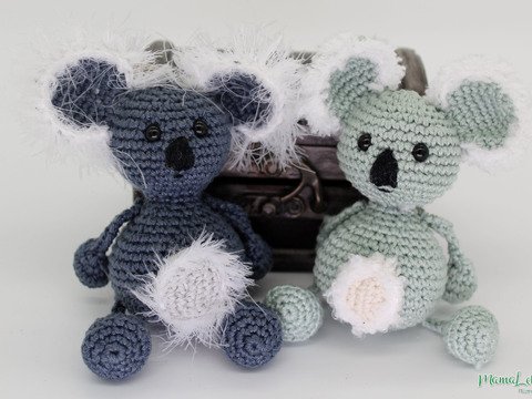 Koala Schlenkertier, Taschenbaumler - Häkelanleitung
