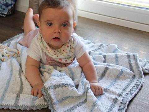 Strickanleitung Babydecke &quot;Piano&quot; 762161