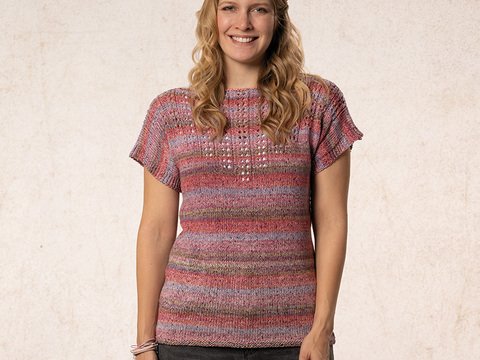 Strickanleitung Damentop "Messina" 762173