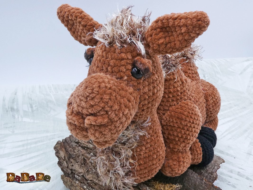 Kamel Theo Trampeltier– gehäkelt von Dadade