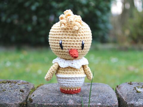 Häkelanleitung Küken Horst