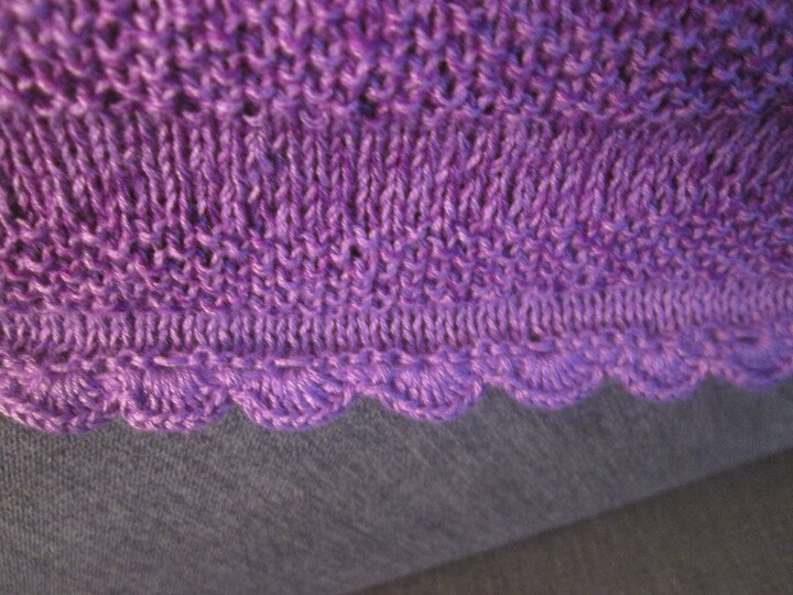 Anleitung : Dreiecktuch "NOSTALGIA" Rose